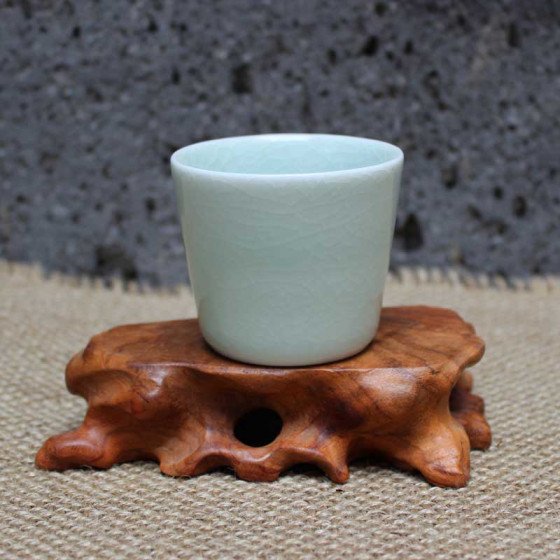 Ru Kiln Jadeite Tea Cup (Handcrafted by Master)